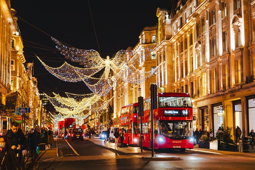london at christmas time