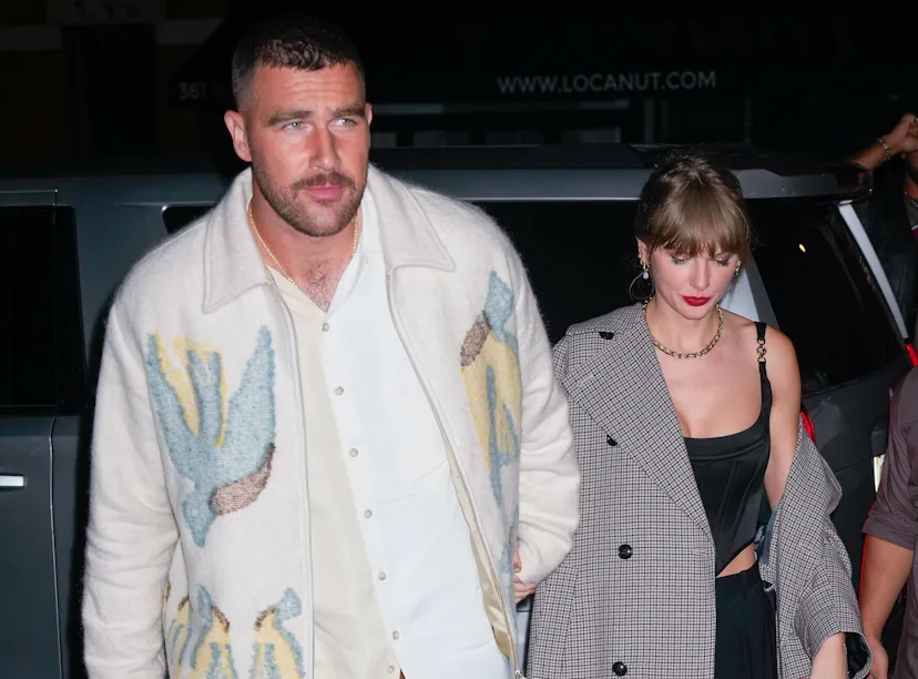 Travis Kelce and Taylor Swift arrive at SNL Afterparty