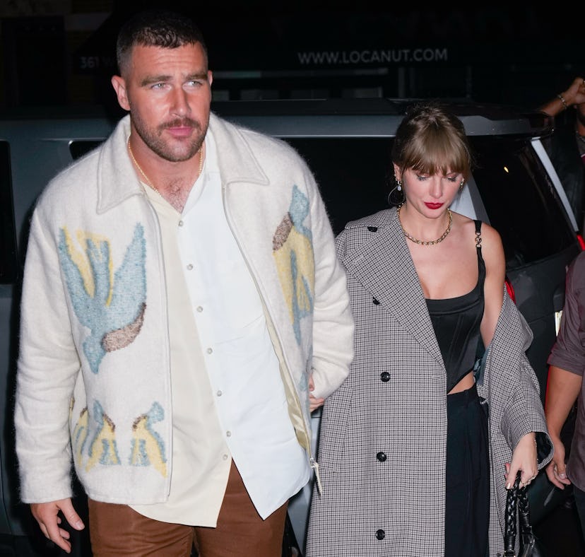 Travis Kelce and Taylor Swift arrive at SNL Afterparty