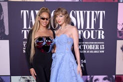 Beyoncé and Taylor Swift attend the "Taylor Swift: The Eras Tour" Concert Movie World Premiere