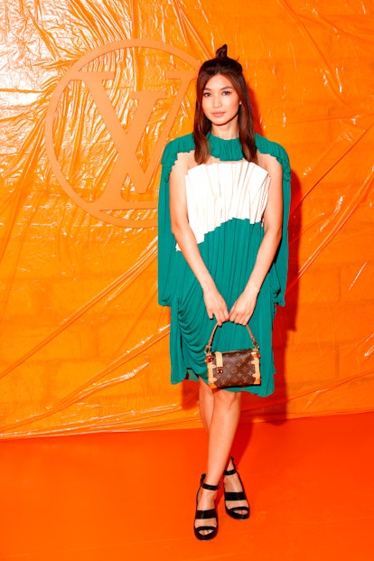 Gemma Chan attends the Louis Vuitton Womenswear Spring/Summer 2024 show as part of Paris Fashion Wee...