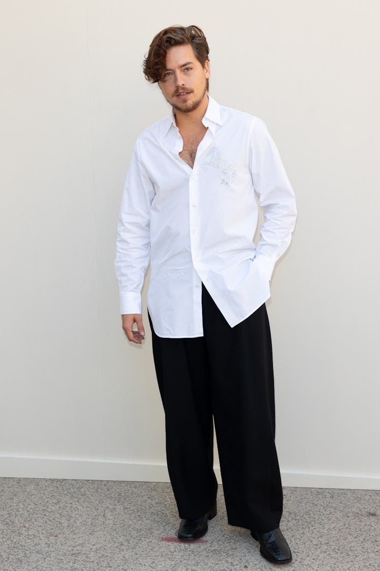 Cole Sprouse attends the Stella McCartney Womenswear Spring/Summer 2024 show 