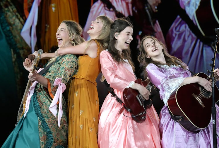 Taylor Swift has a long friendship with the Haim sisters.