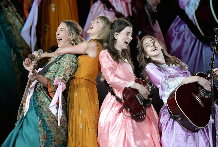 Taylor Swift has a long friendship with the Haim sisters.