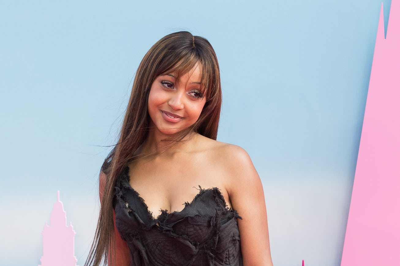LONDON, UNITED KINGDOM - JULY 12: PinkPantheress attends the European premiere of 'Barbie' at the Ci...