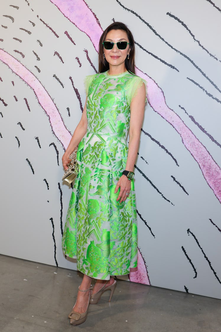 Michelle Yeoh attends the Shiatzy Chen Womenswear Spring/Summer 2024 show 