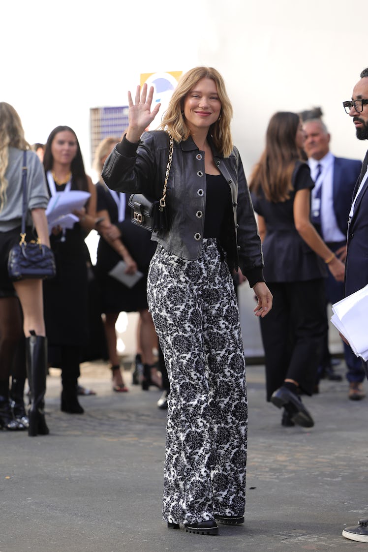 Léa Seydoux attends the Louis Vuitton Womenswear Spring/Summer 2024 show 