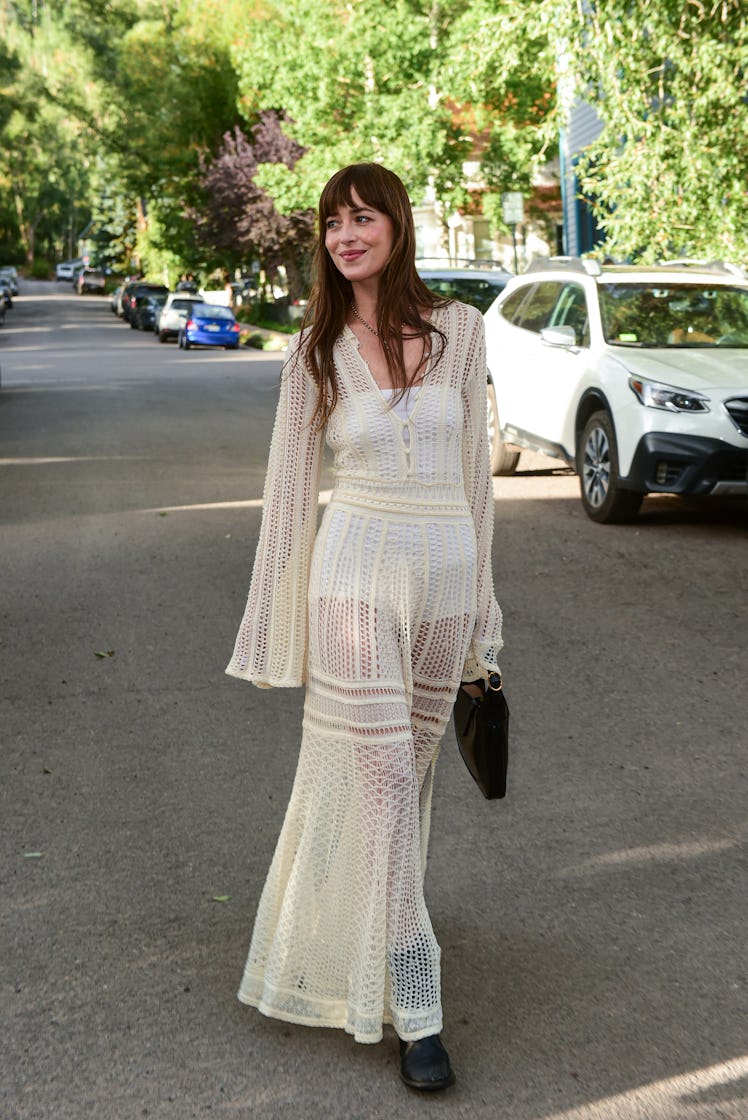 Dakota Johnson attends a screening of "Daddio" at the 50th Telluride Film Festival on August 31, 202...