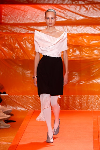 The Louis Vuitton Spring/Summer 2023 Show Makes A Case For White Tights