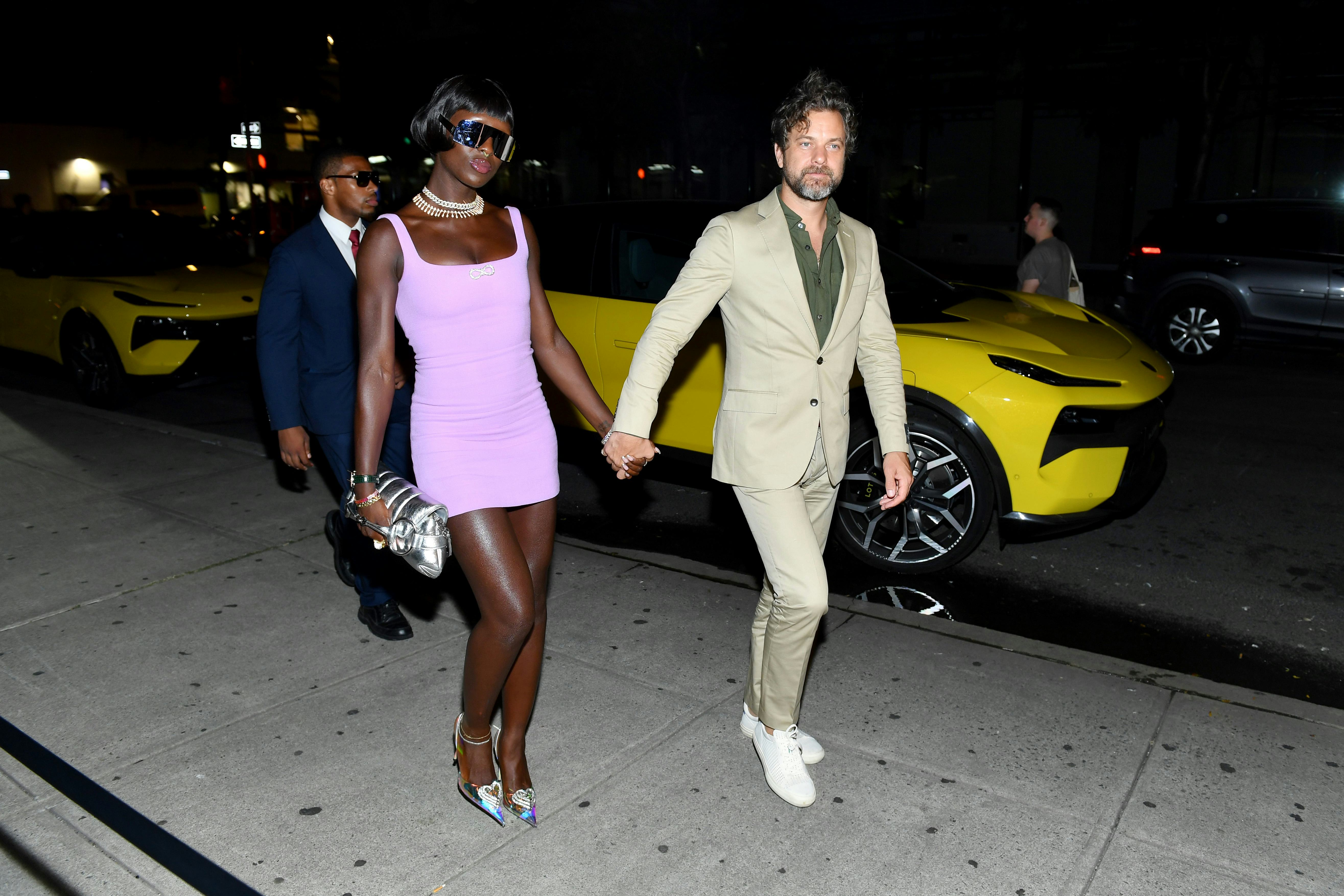 Jodie Turner-Smith and Joshua Jackson in New York City.