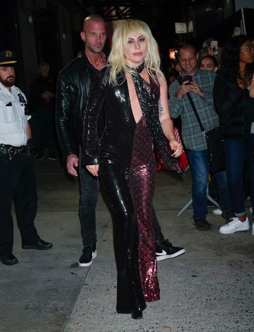 Lady Gaga is seen on October 19, 2023 in New York City.