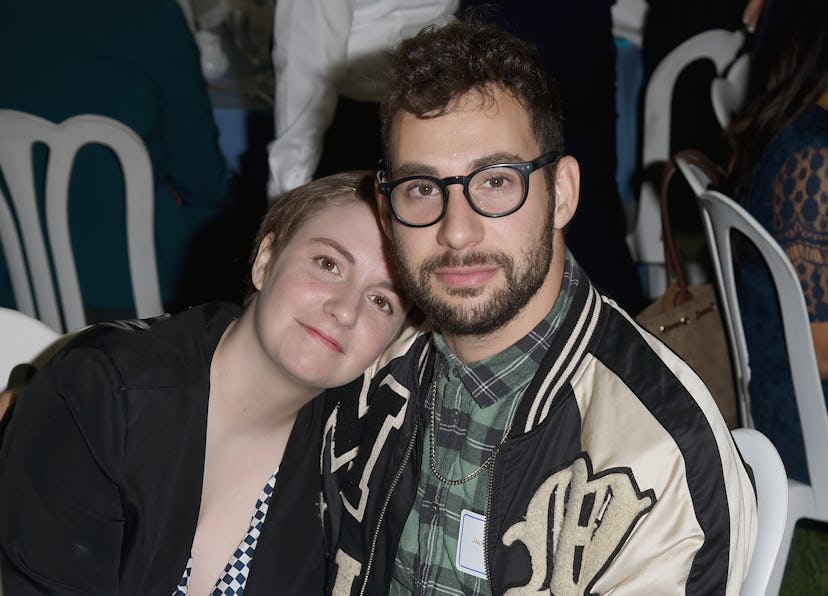 Lena Dunham and Jack Antonoff. Photo via Getty Images