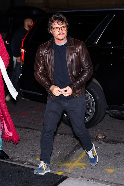 NEW YORK, NEW YORK - OCTOBER 22: Pedro Pascal is seen in Midtown on October 22, 2023 in New York Cit...
