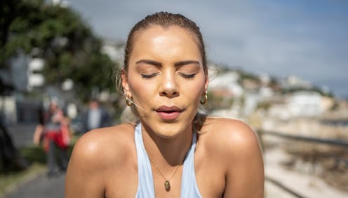 Pursed lip breathing is the key to reducing anxiety in a minute flat.