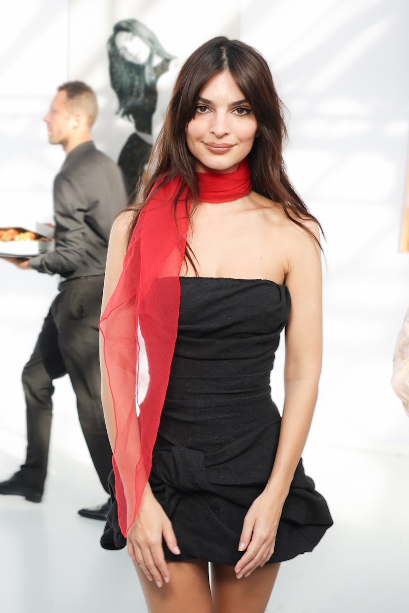 PARIS, FRANCE - OCTOBER 24: Emily Ratajkowski attends the Kerastase Paris, Power Talks at Palais De ...