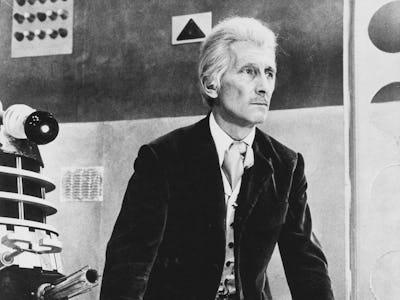 Dr Who, Day of the Daleks
1966
Director Gordon Flemyng
Peter Cushing. (Photo by: Photo12/Universal I...
