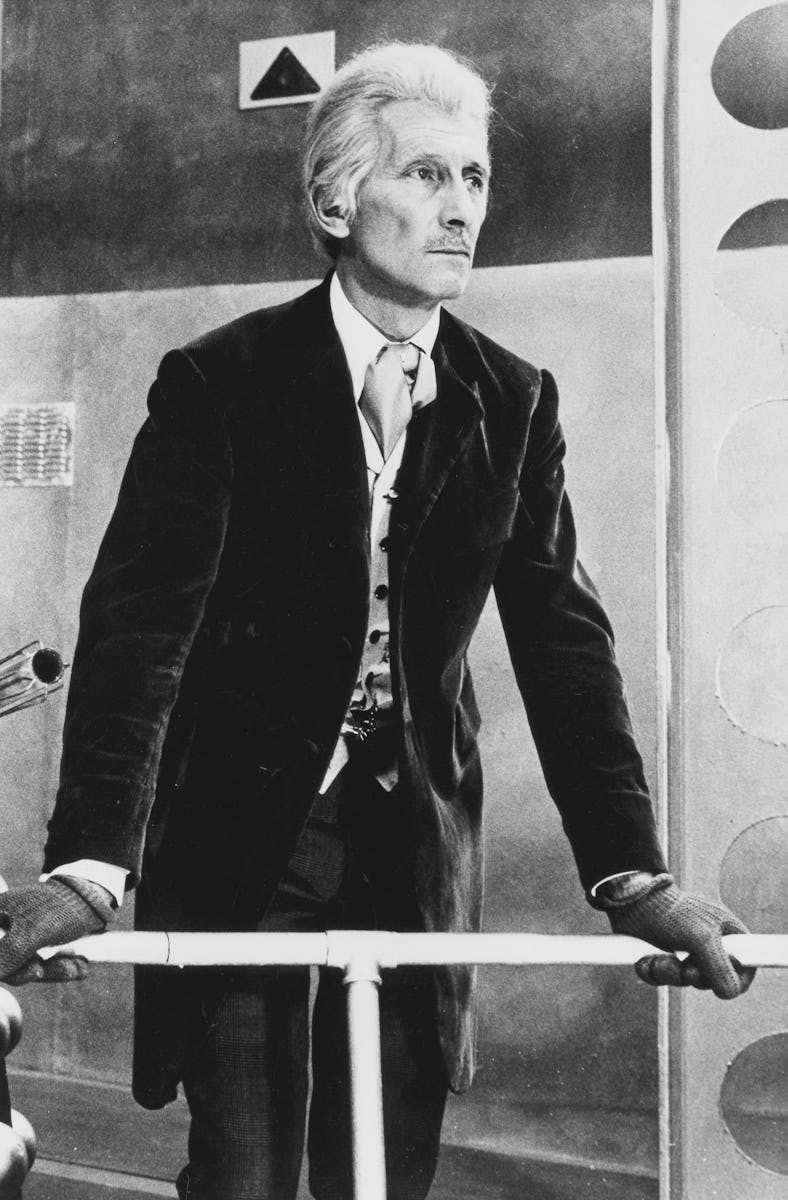 Dr Who, Day of the Daleks
1966
Director Gordon Flemyng
Peter Cushing. (Photo by: Photo12/Universal I...