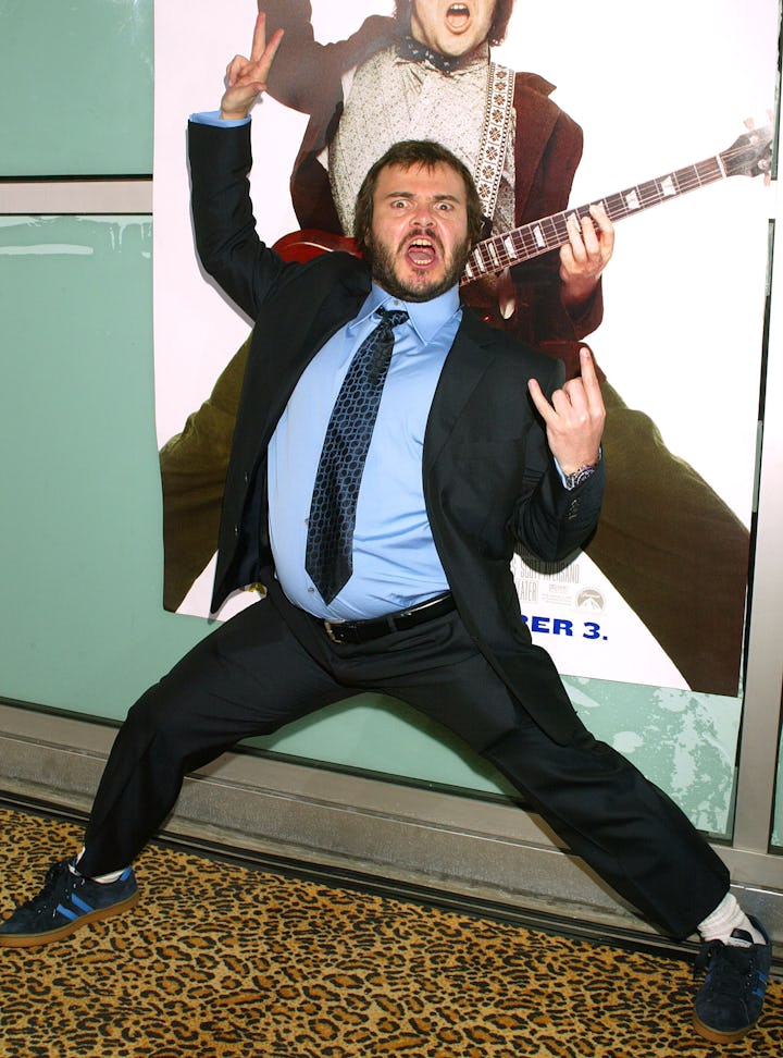 Jack Black during "School of Rock" Premiere - Arrivals at Cinerama Dome in Hollywood, California, Un...