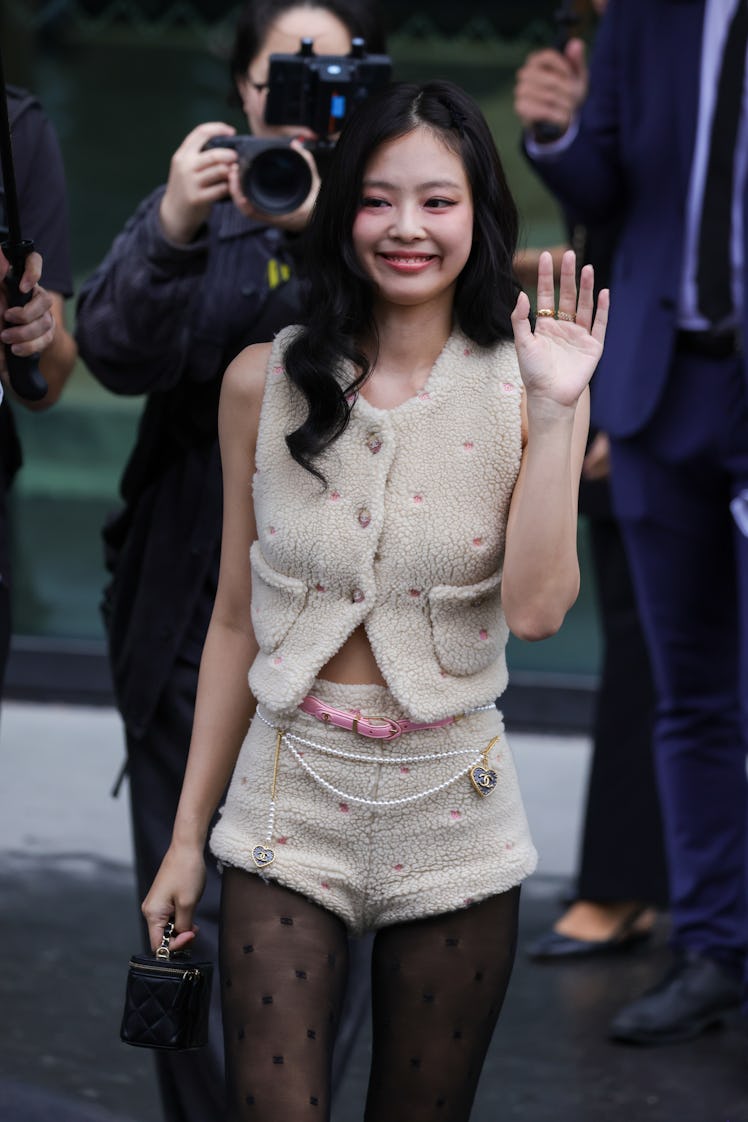jennie of Blackpink attends the Chanel Womenswear Spring/Summer 2024 show a