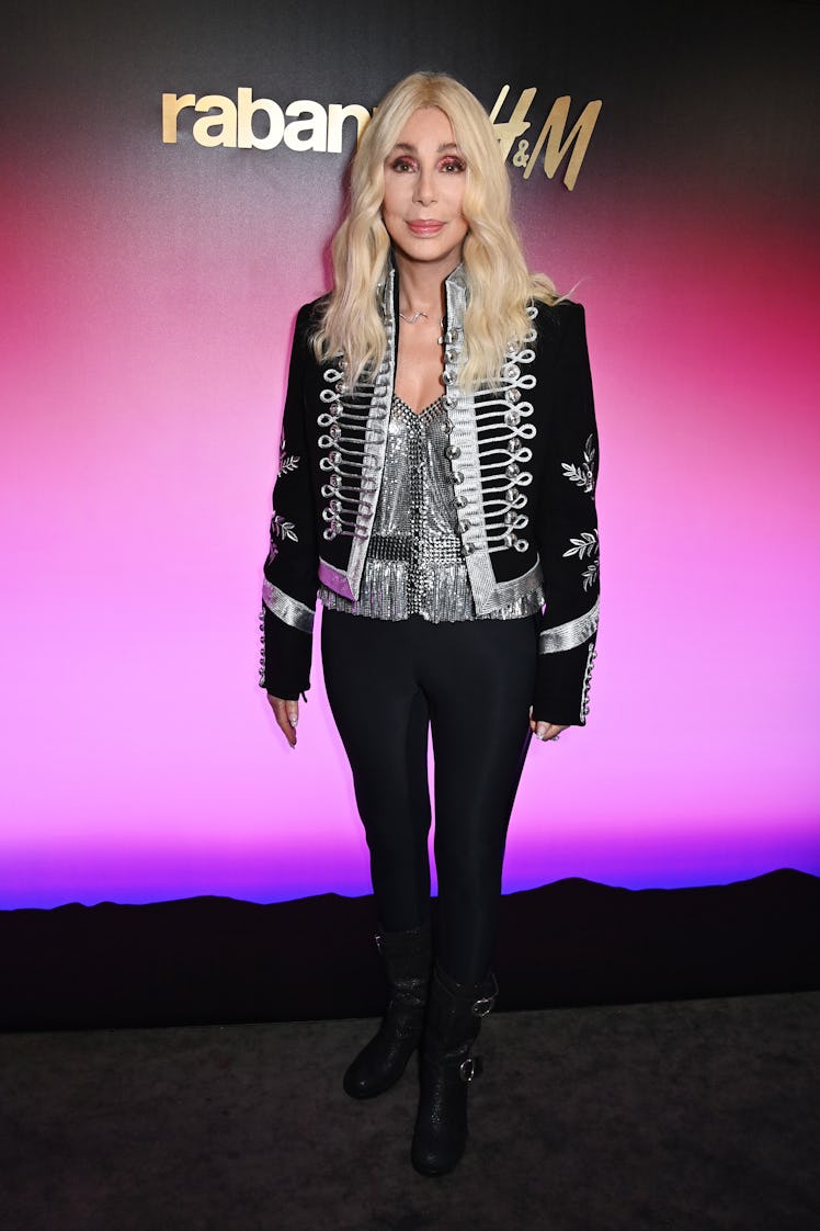 Cher attends the launch of the Rabanne H&M collection 