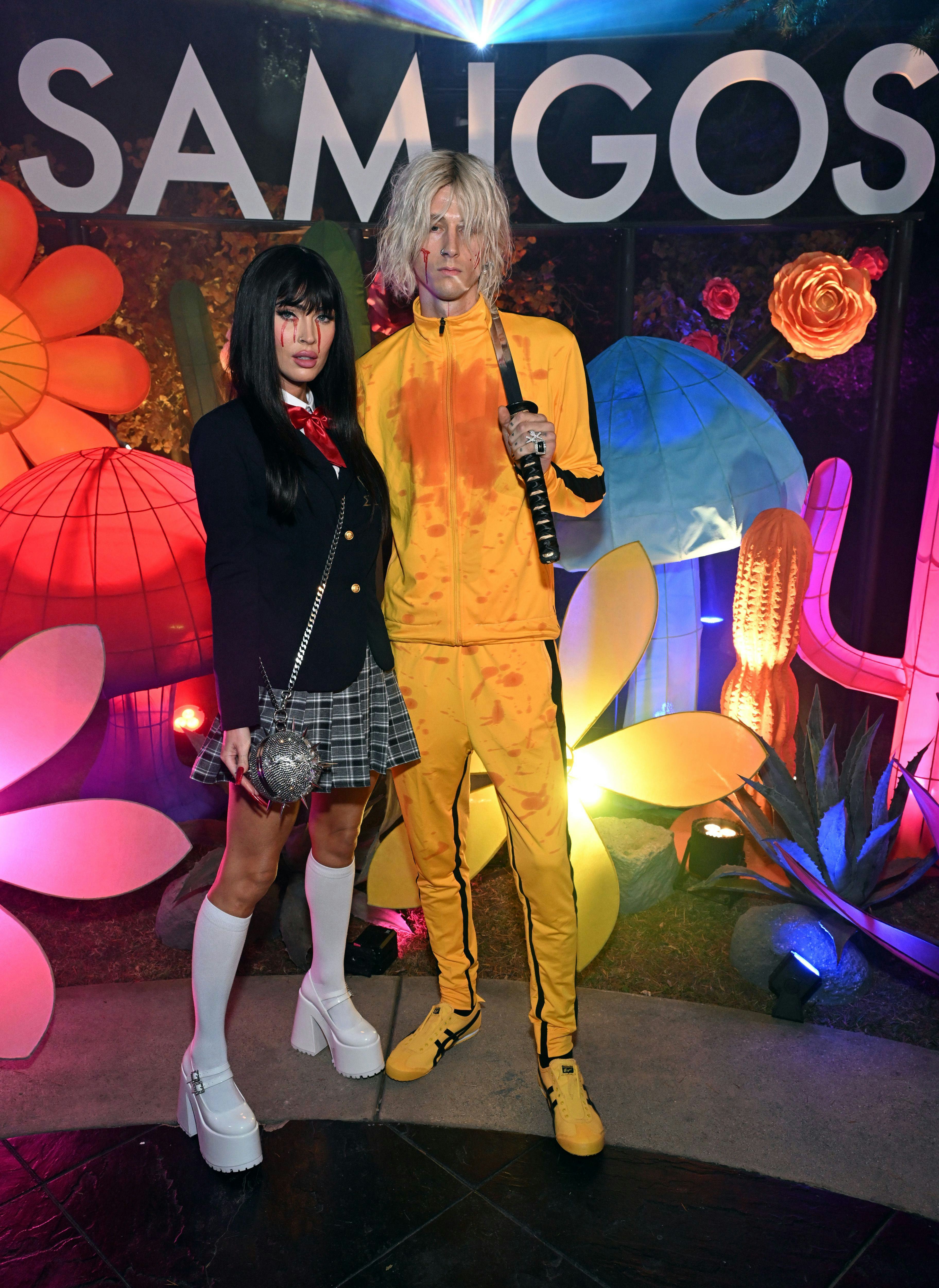 Megan Fox &amp; Machine Gun Kelly&rsquo;s &lsquo;Kill Bill&rsquo; couples costume at the 2023 Casamigos Halloween Party.