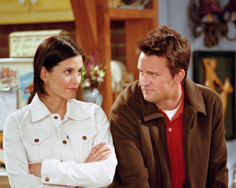 FRIENDS -- "The One with the Truth About London" Episode 16 -- Aired 2/22/2001 -- Pictured: (l-r) Co...