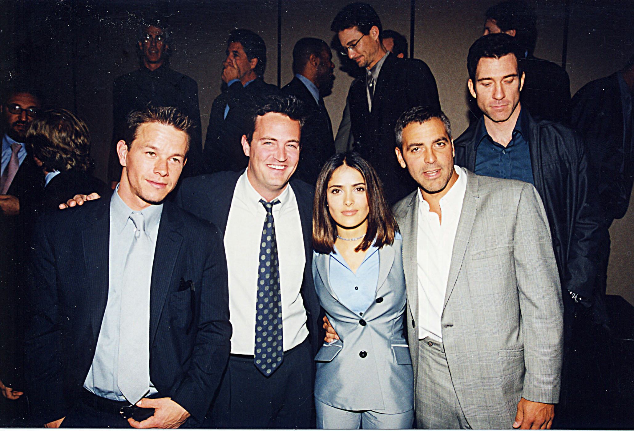 Mark Wahlberg, Matthew Perry, Salma Hayek, George Clooney &amp; Dylan McDermott at Showest &lsquo;98 in Las Ve&hellip;