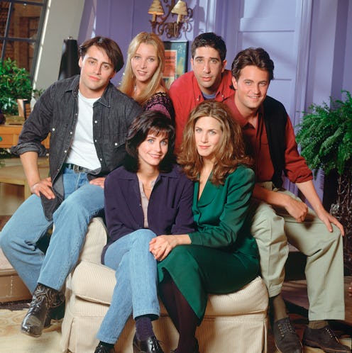 Jennifer Aniston, Courteney Cox, Lisa Kudrow, Matt LeBlanc, Matthew Perry, and David Schwimmer on 'F...