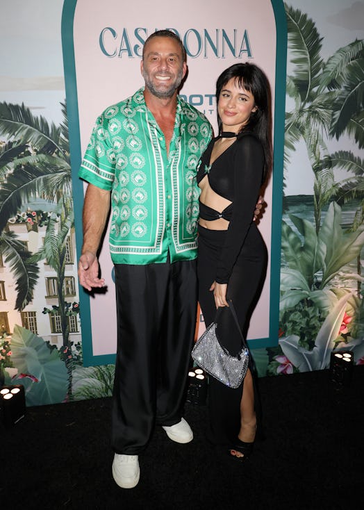 David Grutman and Camila Cabello at the Casadonna opening