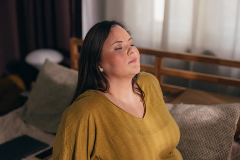 What is the "double inhale" deep breathing technique for stress?