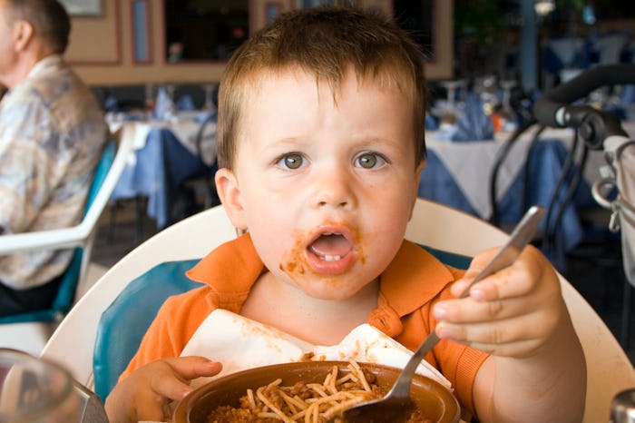 children at the restaurant