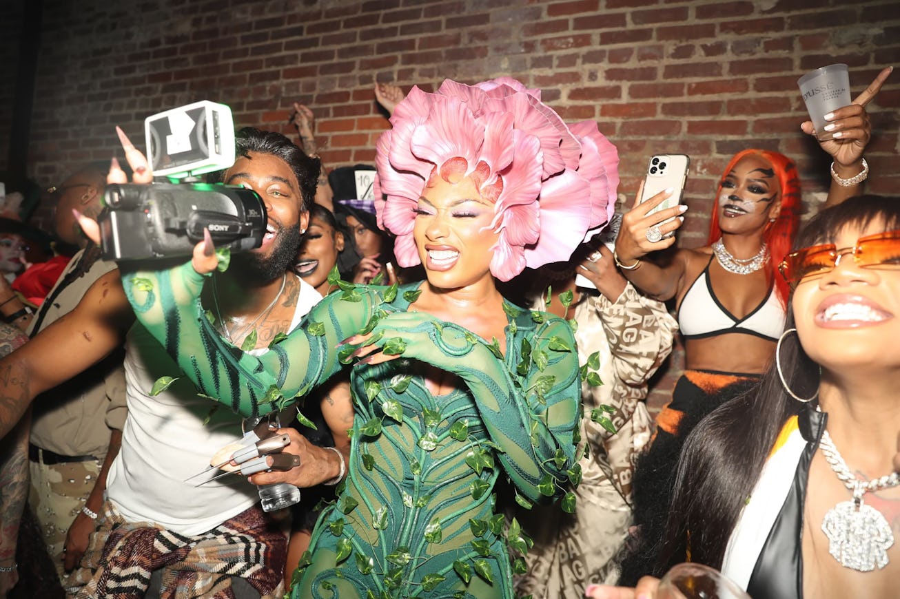 ATLANTA, GEORGIA - OCTOBER 28: Megan Thee Stallion attends Megan Thee Stallion's Hottieween Party on...
