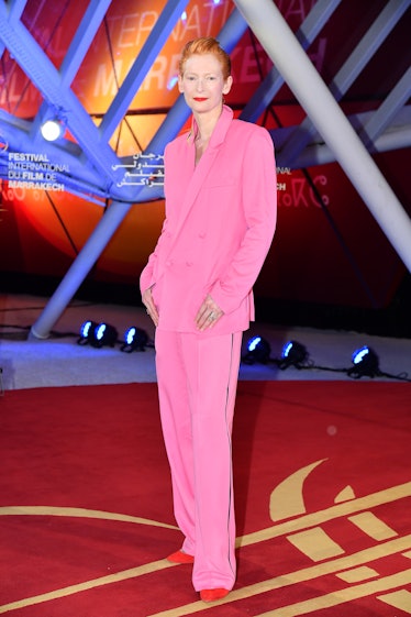 Tilda Swinton attends the opening ceremony during the 18th Marrakech International Film Festival 