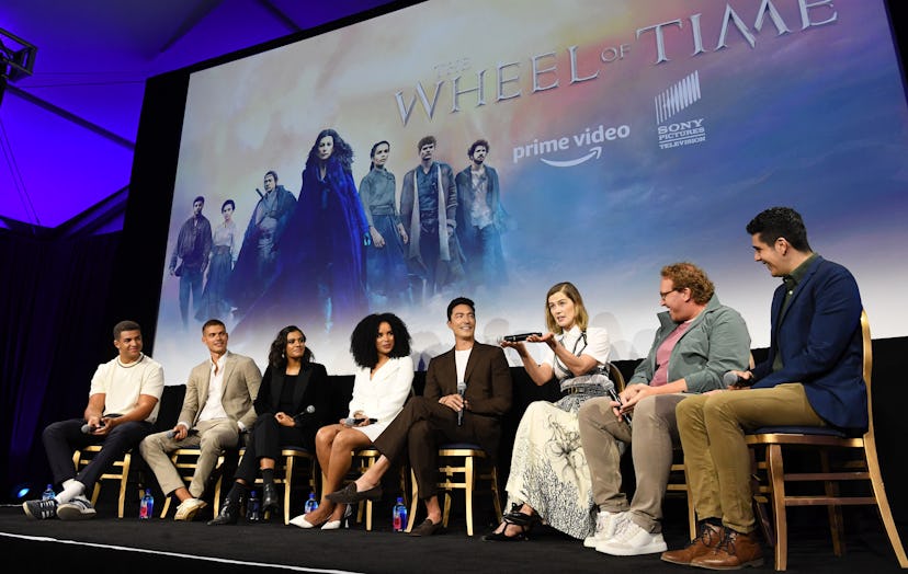 The cast of ‘The Wheel Of Time’ on Amazon Prime Video, which was renewed for Season 3.