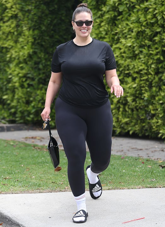 Ashley Graham has said she’s a fan of yoga.