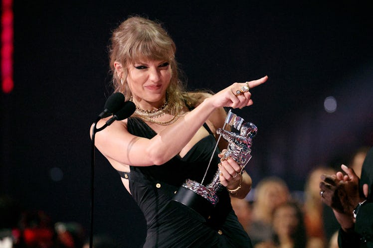 Taylor Swift's speech at the 2023 VMAs fueled the '1989' double album release theory on TikTok. 