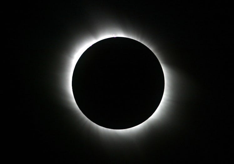 ANTALYA, TURKEY:  A view of the full solar eclipse seen 29 March 2006 in Antalya, Southern coast of ...