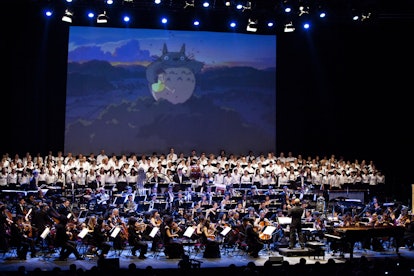 PARIS, FRANCE - JUNE 23: Joe Hisaishi Concert Charity Concert Held at Le Zenis...