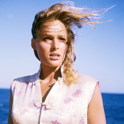 Swiss actress Ursula Andress as Honey Ryder in the James Bond film 'Dr. No', 1962. (Photo by Silver ...