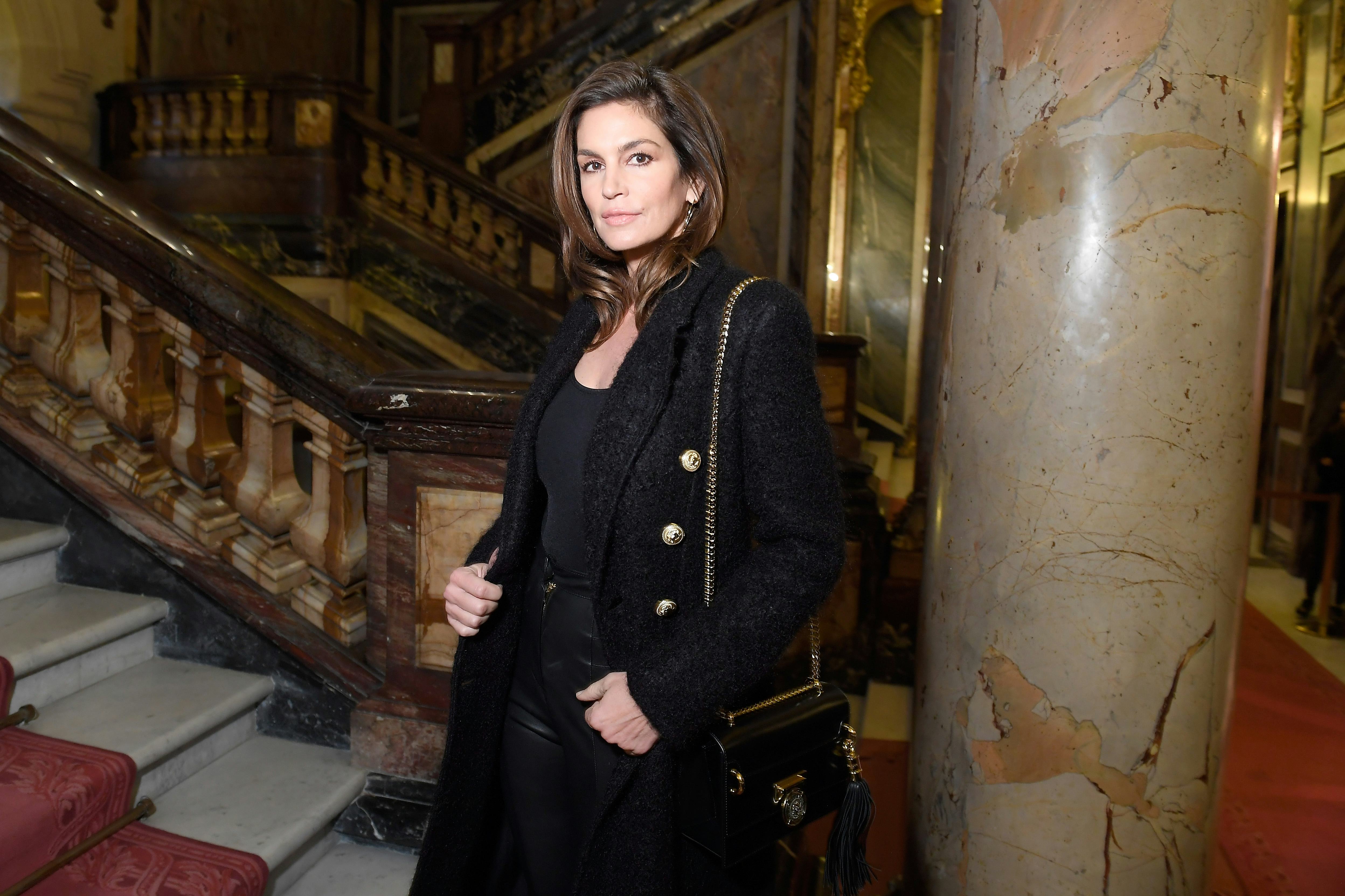 Cindy Crawford starred in Taylor Swift's "Bad Blood" music video in 2015. 