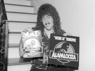 LOS ANGELES, CA - DECEMBER, 1993: American singer, musician, record producer, and actor "Weird Al" ...