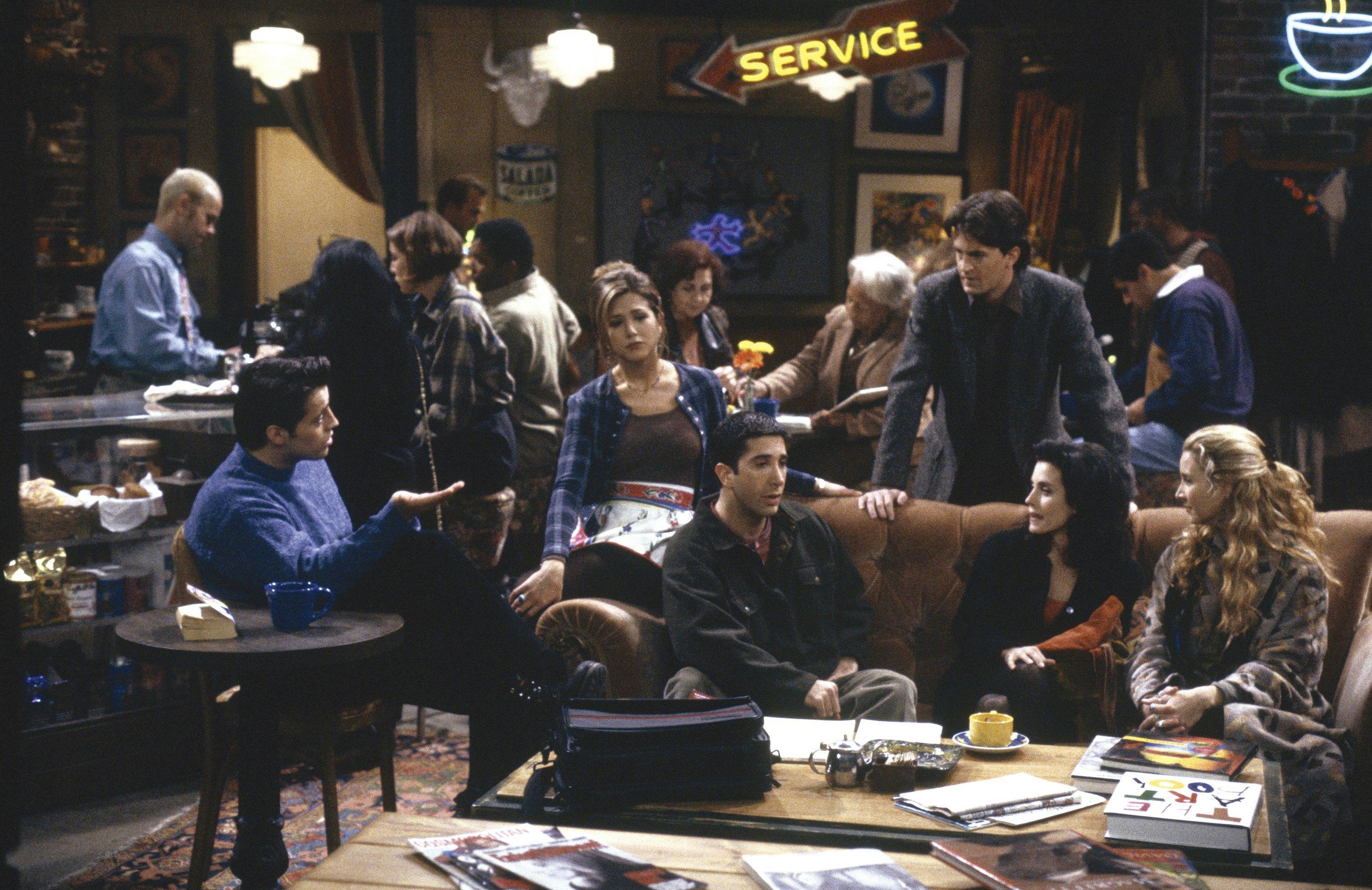 FRIENDS &ndash; &ldquo;The One With the Stoned Guy&rdquo; Episode 15 &ndash; Pictured: (l-r) James Michael Tyler as Gunthe&hellip;