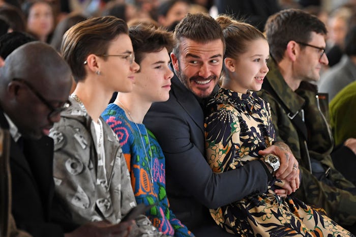 David Beckham nearly missed the birth of his son Cruz.