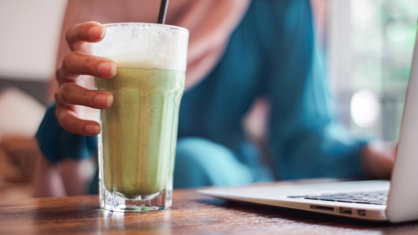 Libra wants the prettiest smoothie on the menu, like something with matcha or butterfly pea.