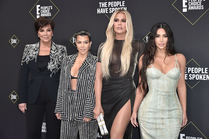  Kris Jenner, Kourtney Kardashian, Khloe Kardashian and Kim Kardashian 