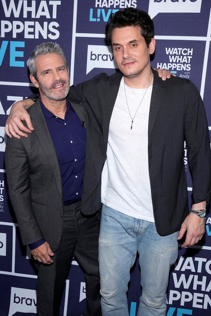 Andy Cohen took son Benjamin to see John Mayer in concert.