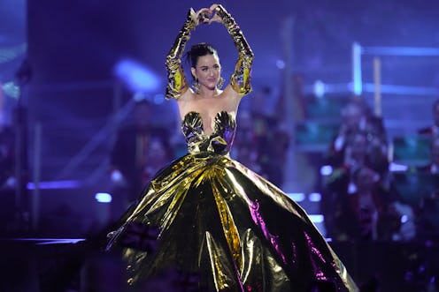 WINDSOR, ENGLAND - MAY 07: Katy Perry performs during the Coronation Concert on May 7, 2023 in Winds...