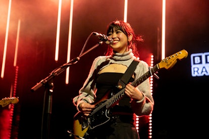Beabadoobee performs at Cardiff University as part of the BBC 6 Music Festival on April 02, 2022 in ...