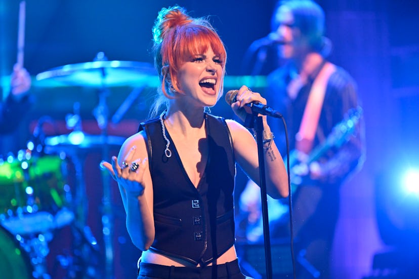Hayley Williams of musical guest Paramore performs on Thursday, November 3, 2022