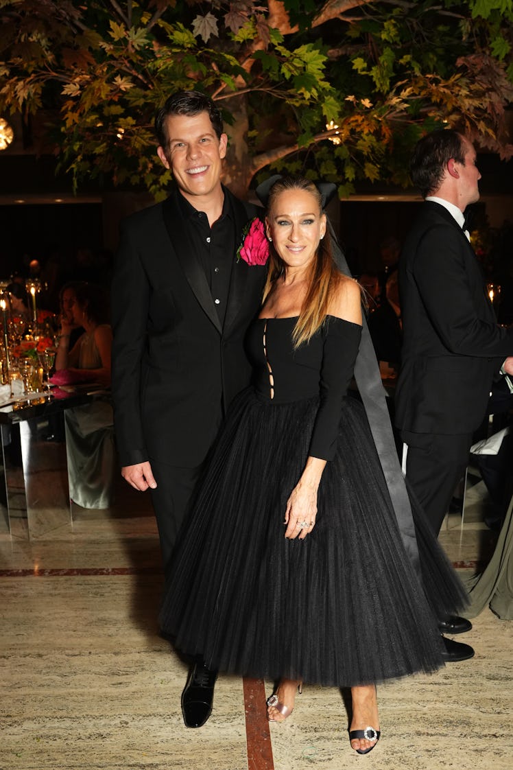 Wes Gordon and Sarah Jessica Parker attend the New York City Ballet's 2023 Fall Gala a
